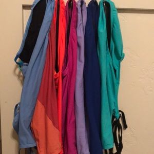 Jolyn onesies! Solid/contrast tie backs